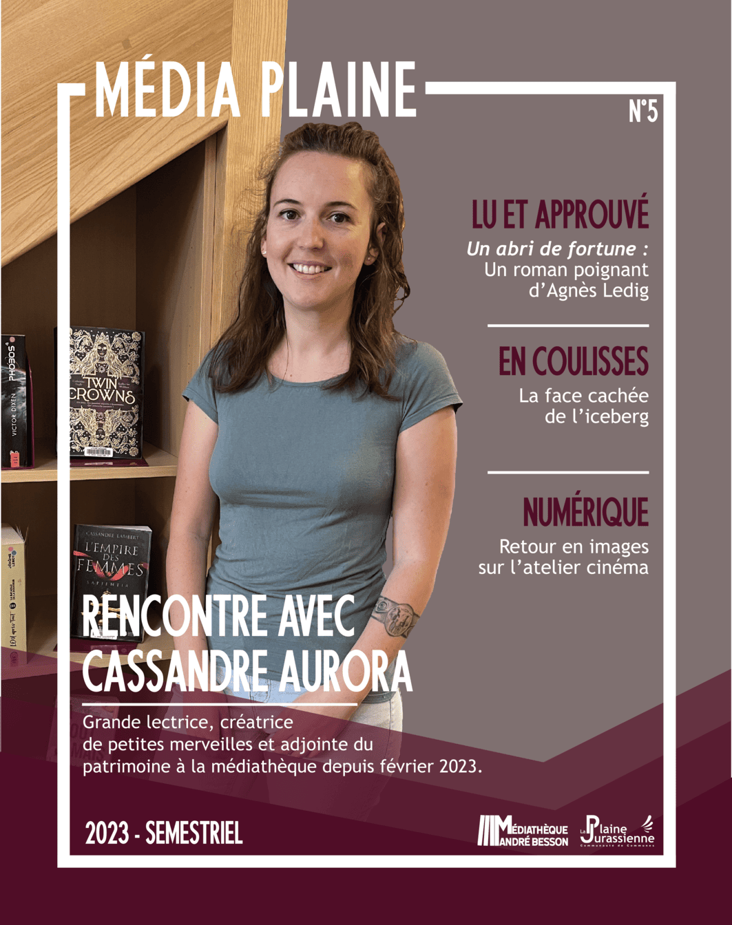 Couverture Mag 5 médiathèque 1